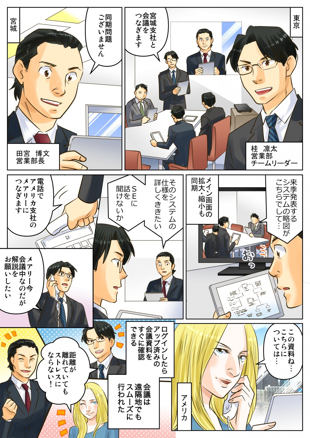 遠隔地会議