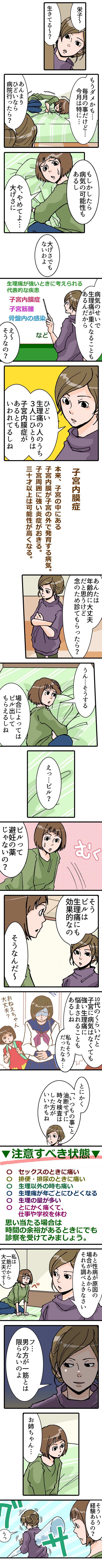ジャスミンレディースクリニック　解説マンガ【生理痛】3