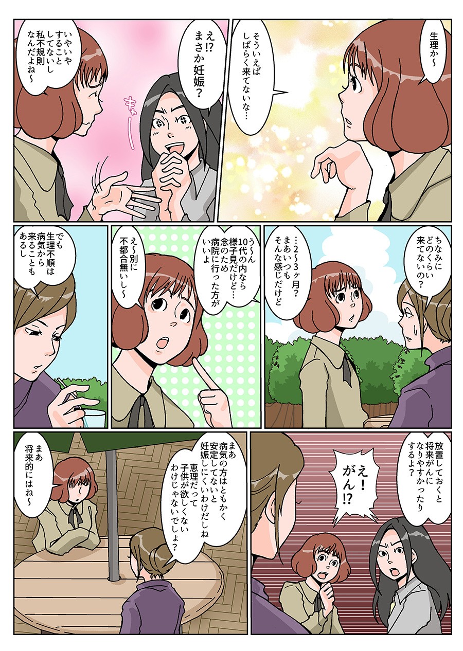ジャスミンレディースクリニック　解説マンガ【生理不順】1