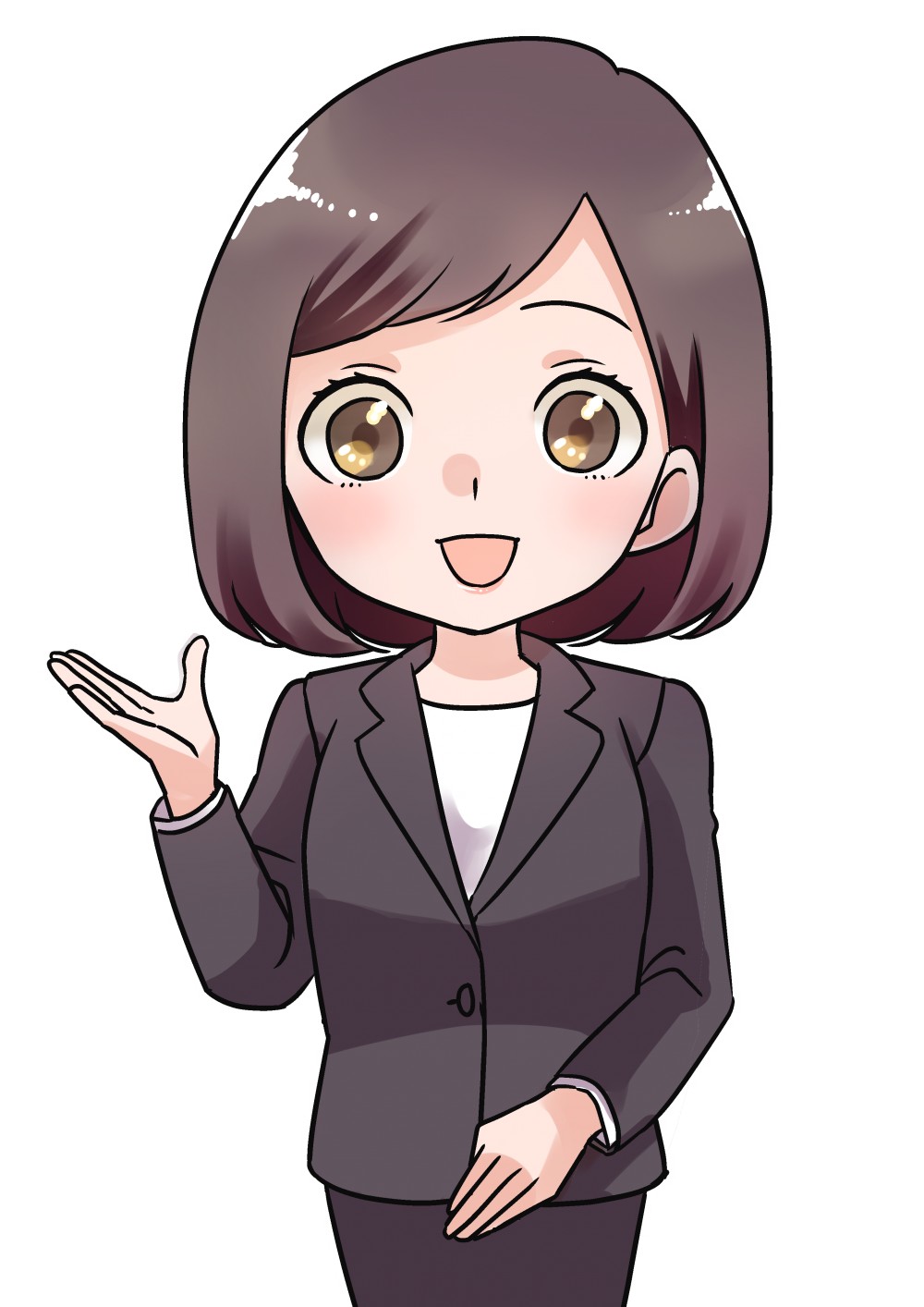 三菱電機システムサービス様鴨詰萌加・連載マンガ　資料用イラスト２