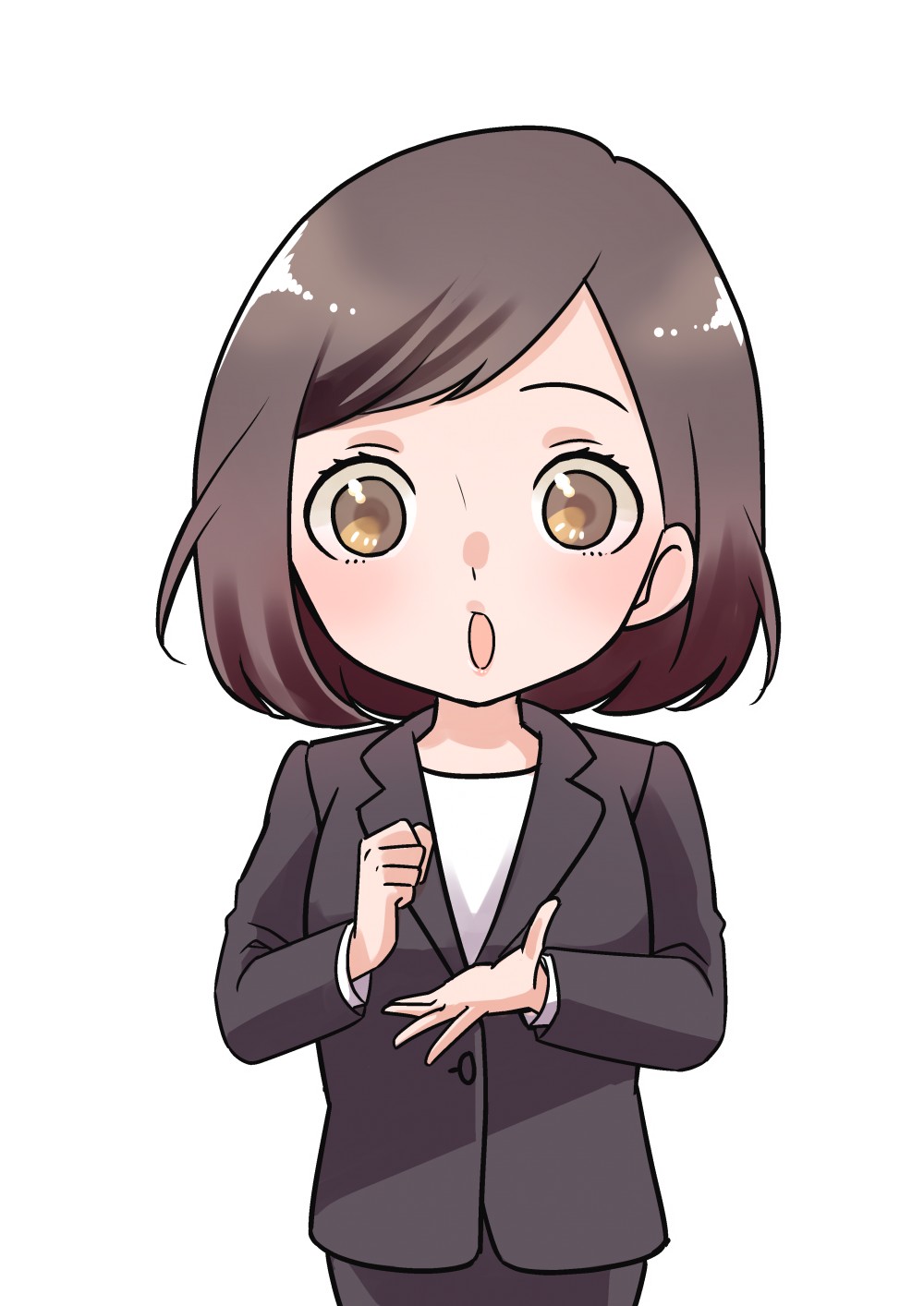 三菱電機システムサービス様鴨詰萌加・連載マンガ　資料用イラスト６