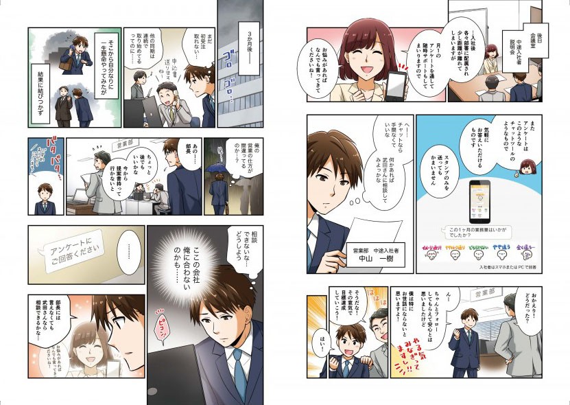 そこから自分なりに一生懸命やってみたが結果に結びつかず
相談できないな・・・どうしよう
ここの会社俺に合わないのかも・・・
