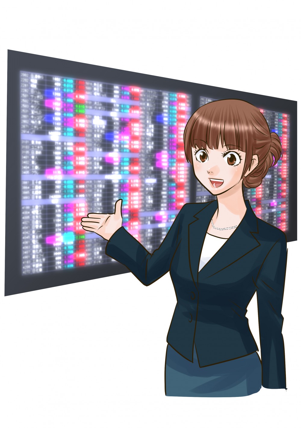 マネックス証券様イラスト