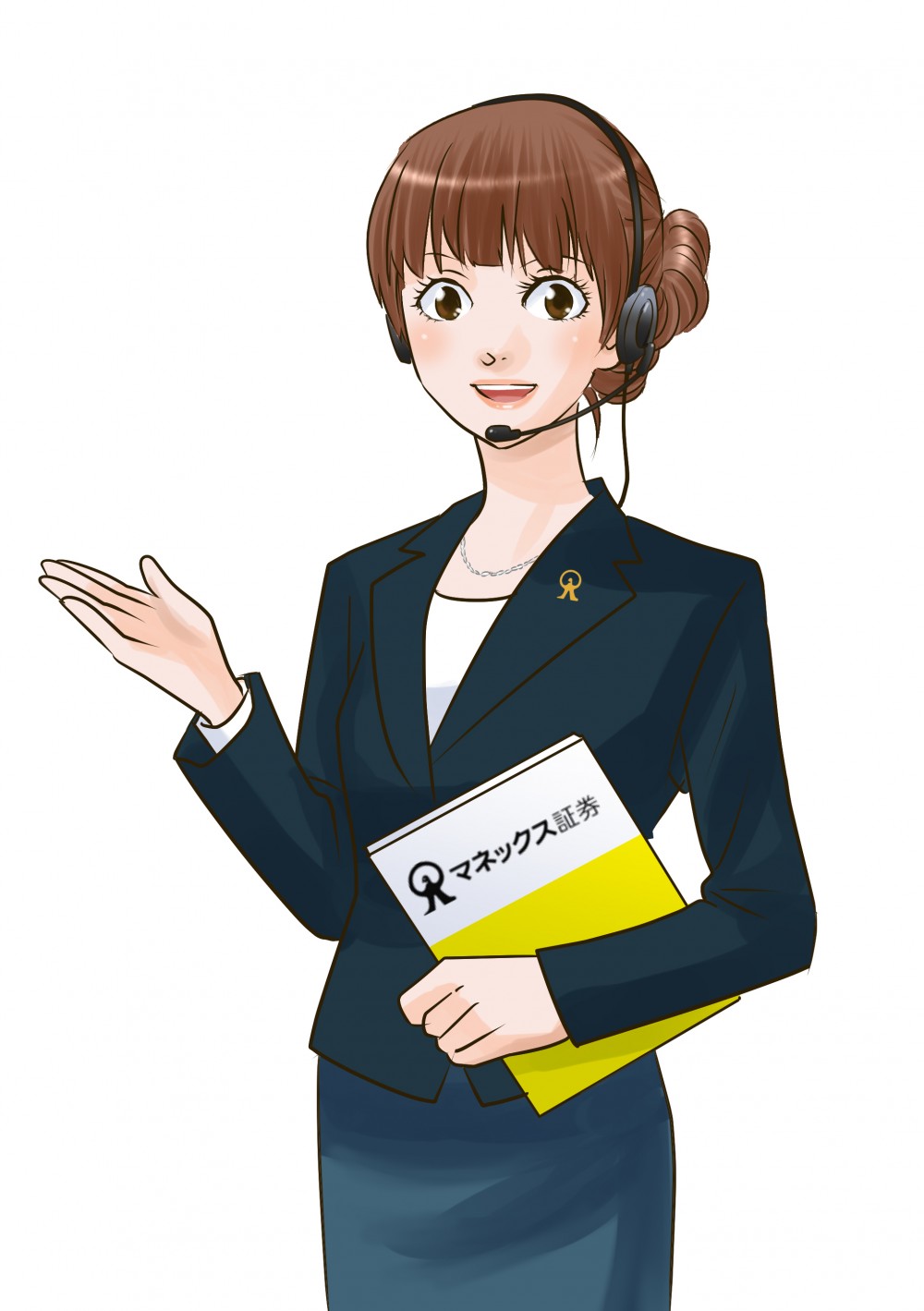 マネックス証券様イラスト