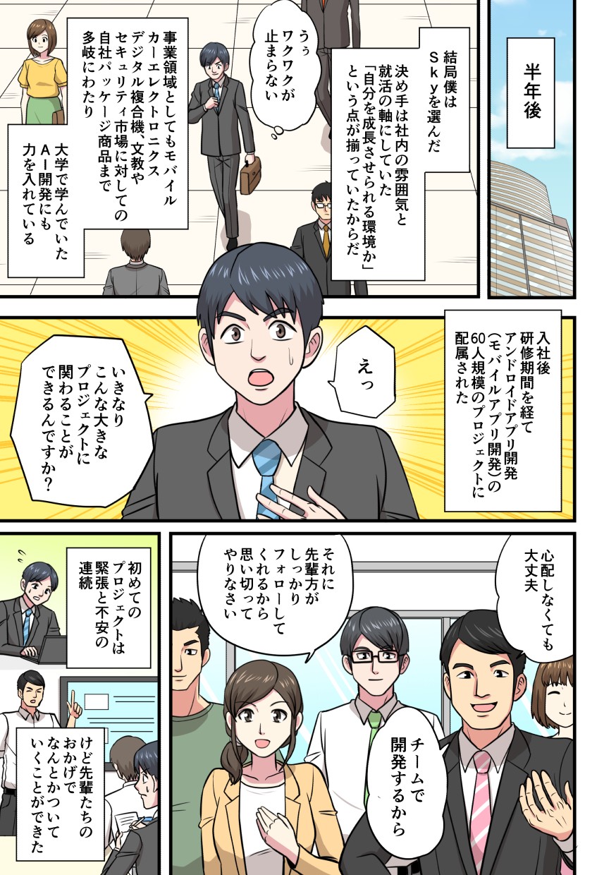 そしてSky株式会社に入社