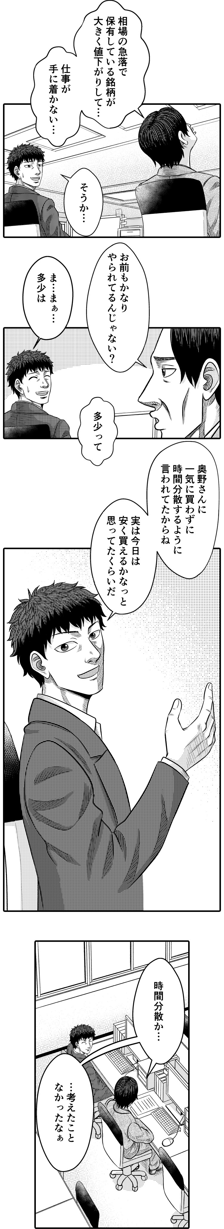 相場の急落で保有している銘柄が大きく値下がりして…時間分散