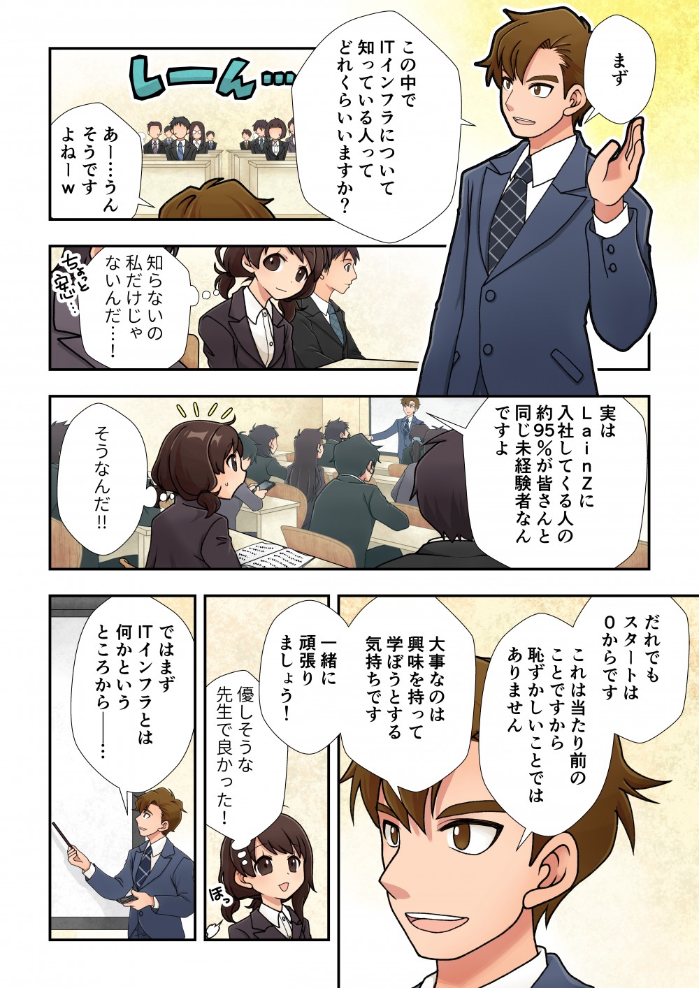 lainzの研修を聞く