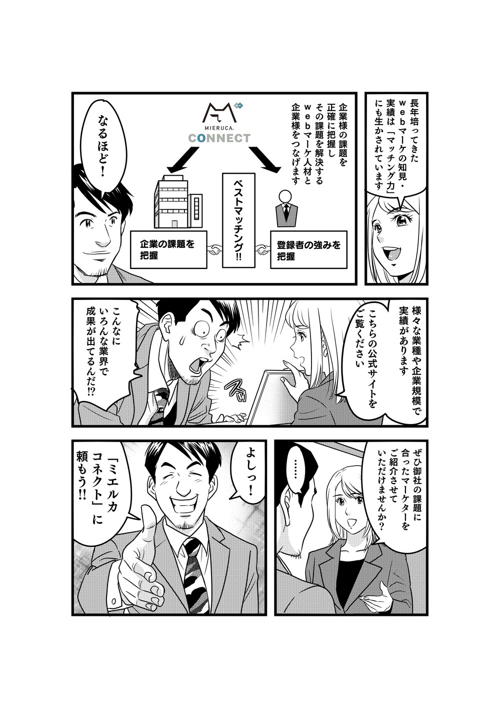 Faber Company,ミエルカコネクト,マンガLP,マンガリードジェネレーション,広告