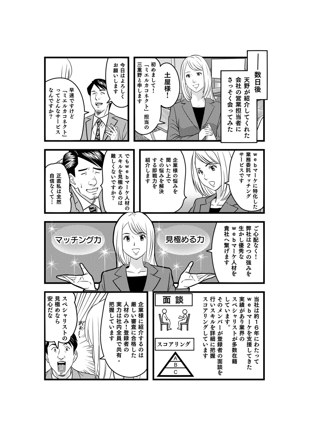 Faber Company,ミエルカコネクト,マンガLP,マンガリードジェネレーション,広告