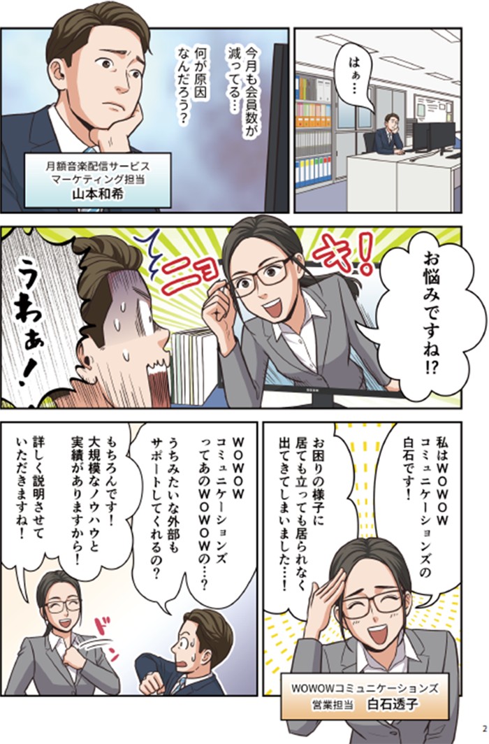 悩み
サブスク
会員数