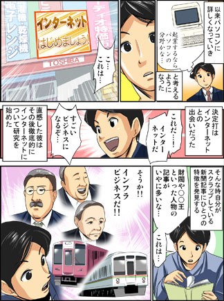 決定打はインターネットとの出会いだったインターネットについて研究を始めた
