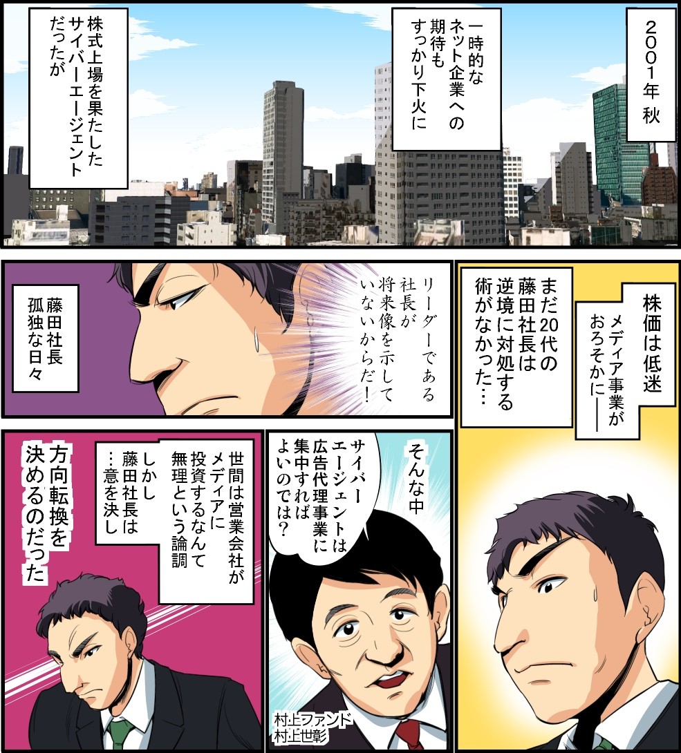 株式上場,サイバーエージェント,社長,広告代理